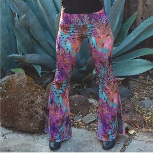 Warrior Within Silky Feather Bellbottoms